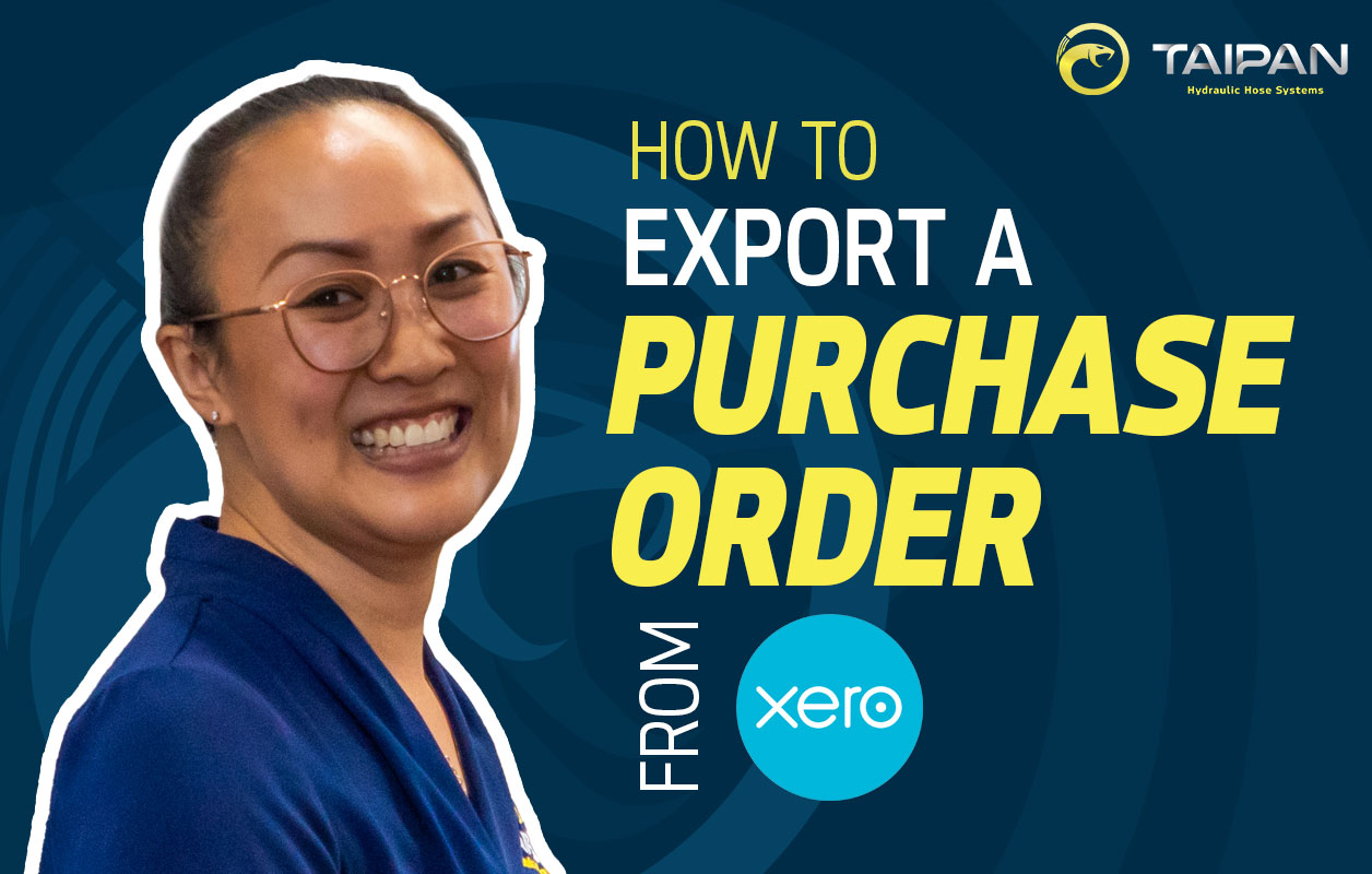 how to export a purchase order from xero video