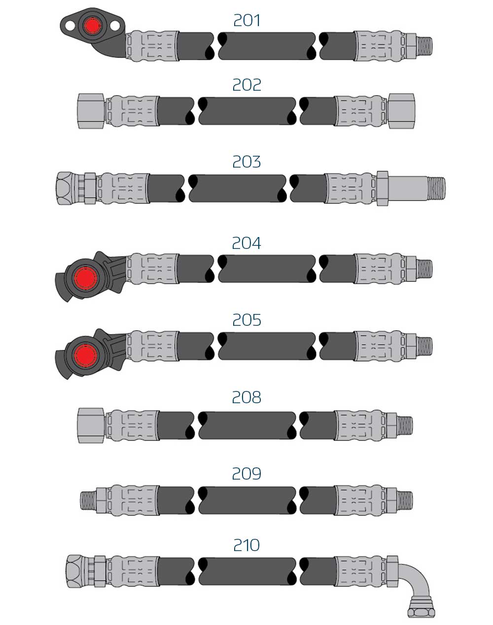 Rail Hose Assemblies - Taipan Hydraulic Hose Systems